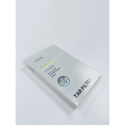 CIGPAL Disposable Cigarette Filters Three-Layer Microporous Multi-Filtering to Reduce Tar and Smoke Stains (8 Per Pack) Elegant and Stylish Design, Suitable for Regular and King Size of Cigarettes